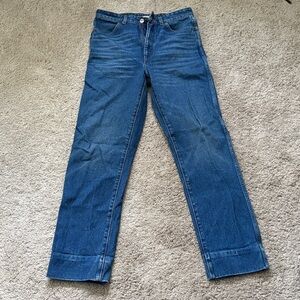 Re/Done Straight leg Blue Jeans